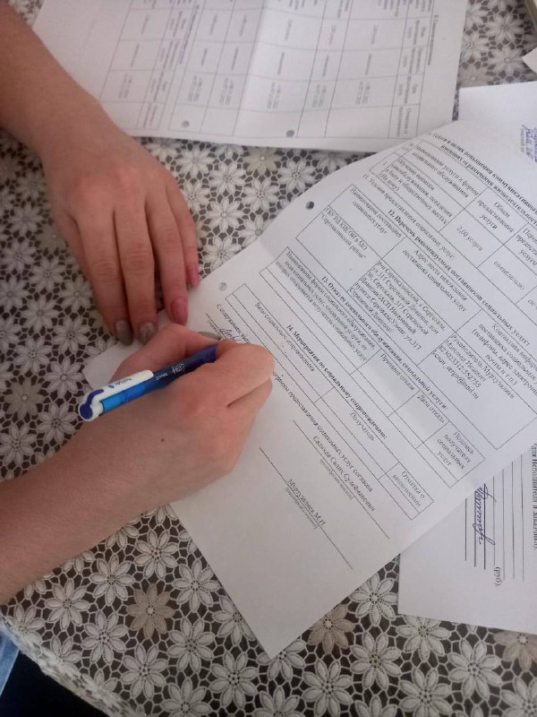 Рабочие будни специалиста по работе с семьей и детьми ГБУ РД КУСОН в МО « Сергокалинский район» Багомедовой П.