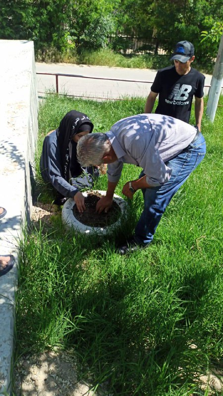 Сегодня 1 июня инструктором по трудовой терапии дневного пребывания граждан пожилого возраста и инвалидов Халимбековой М.Х.