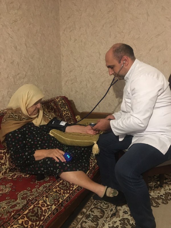 Очередной плановый выезд мобильной бригады в село Мюрего по доставке граждан 65 лет и старше в медицинские учреждения.