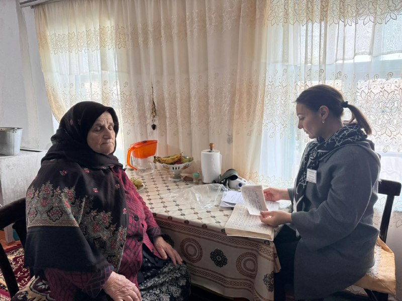 💥Будни специалистов отделения социального обслуживания на дому граждан пожилого возраста и инвалидов, Алиевой Раисат и Бибулатовой Марьям.