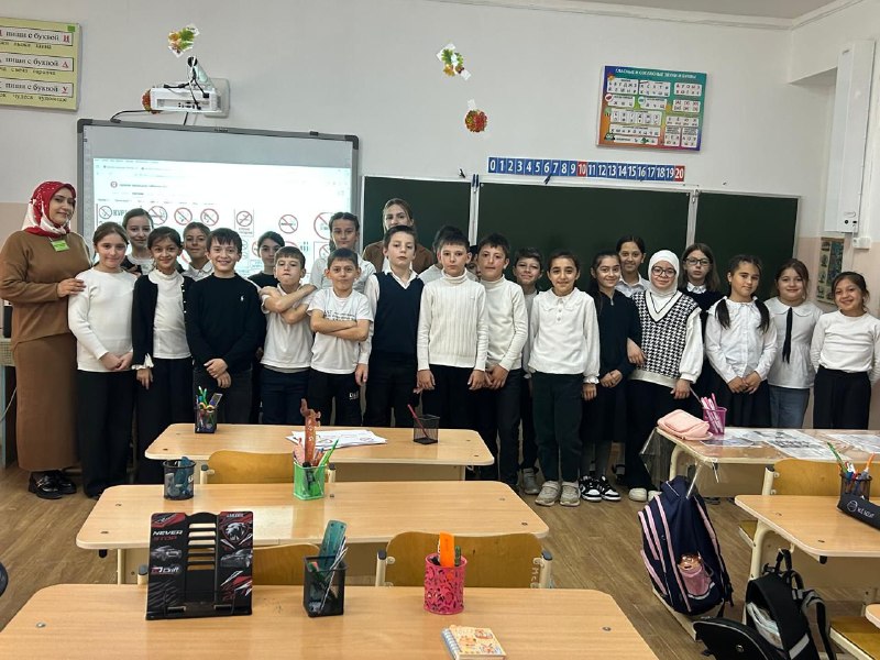 Профилактическая беседа со школьниками на тему "Скажи курению нет!"