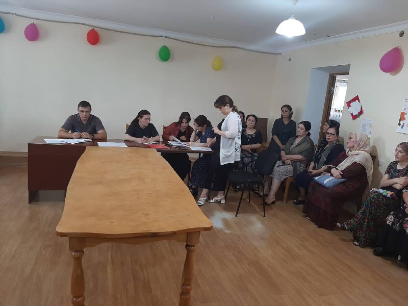 Совещание работников ГБУ РД КЦСОН в МО «Сергокалинский район».